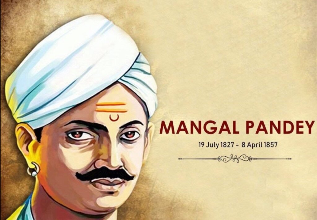 10 lines on mangal pandey in english